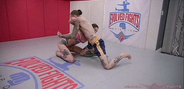  Rocky Emerson gets into a Ruckus and end up being fucked in this winner-fucks-loser competitive wrestling match